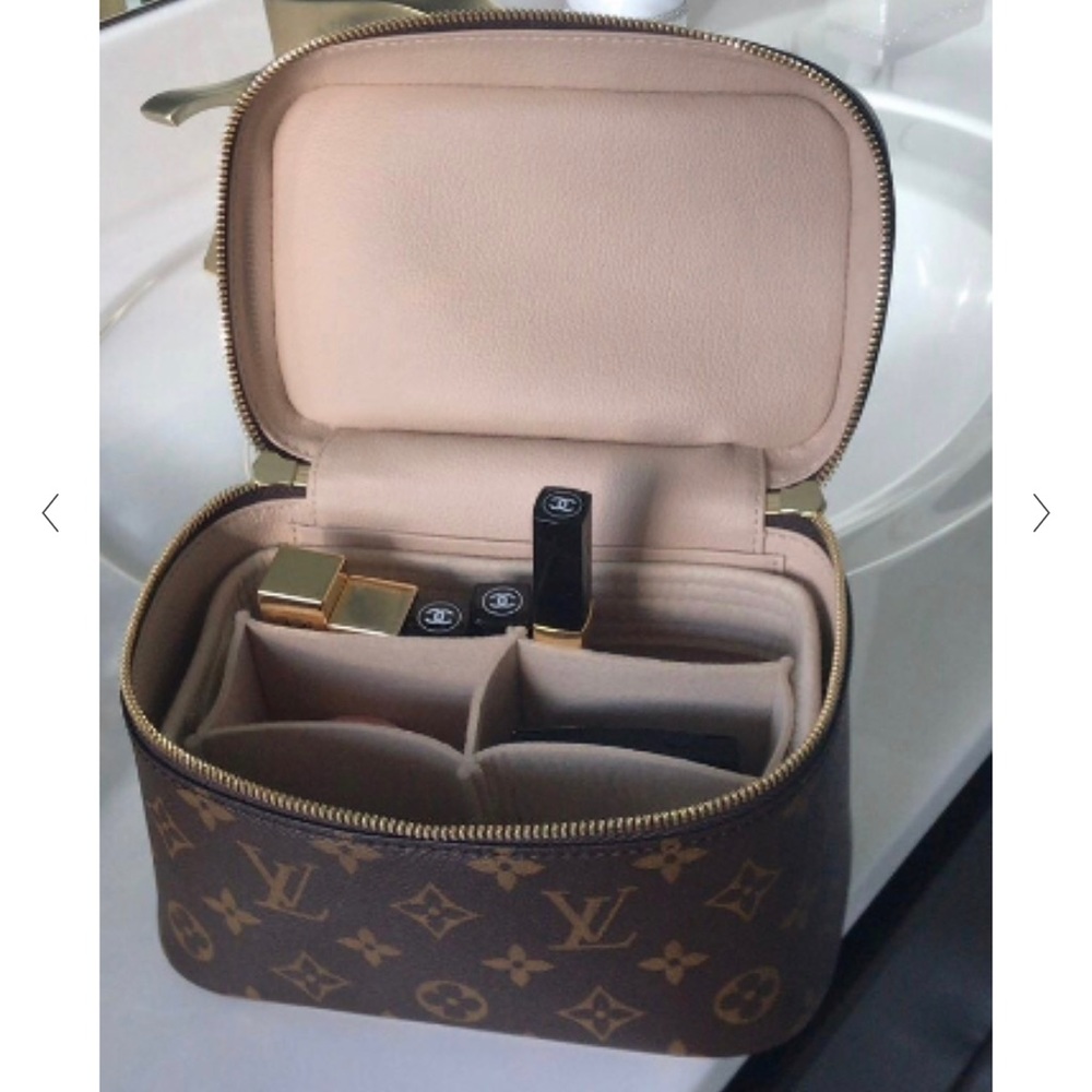 Louis Vuitton Nice Mini insert with black Velcro
